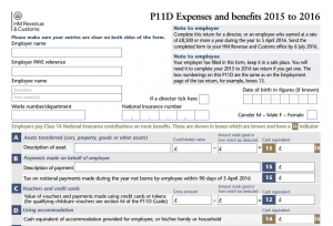 formular P11D pre vrátenie daní z Anglicka